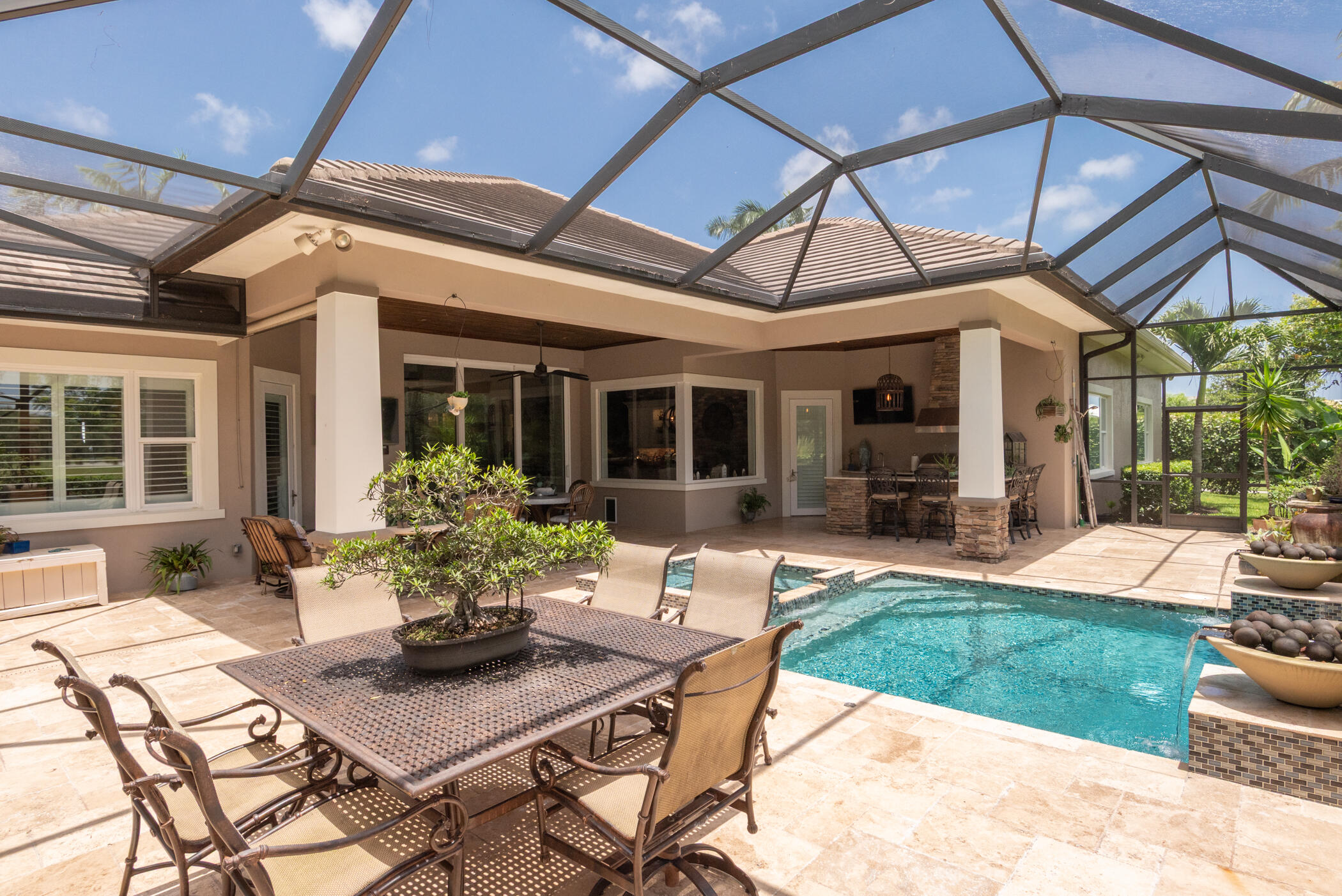 3420 Southeast Golf Trail Stuart, FL 34997 - Photo 44 of 63 a view of a house with backyard porch and sitting area