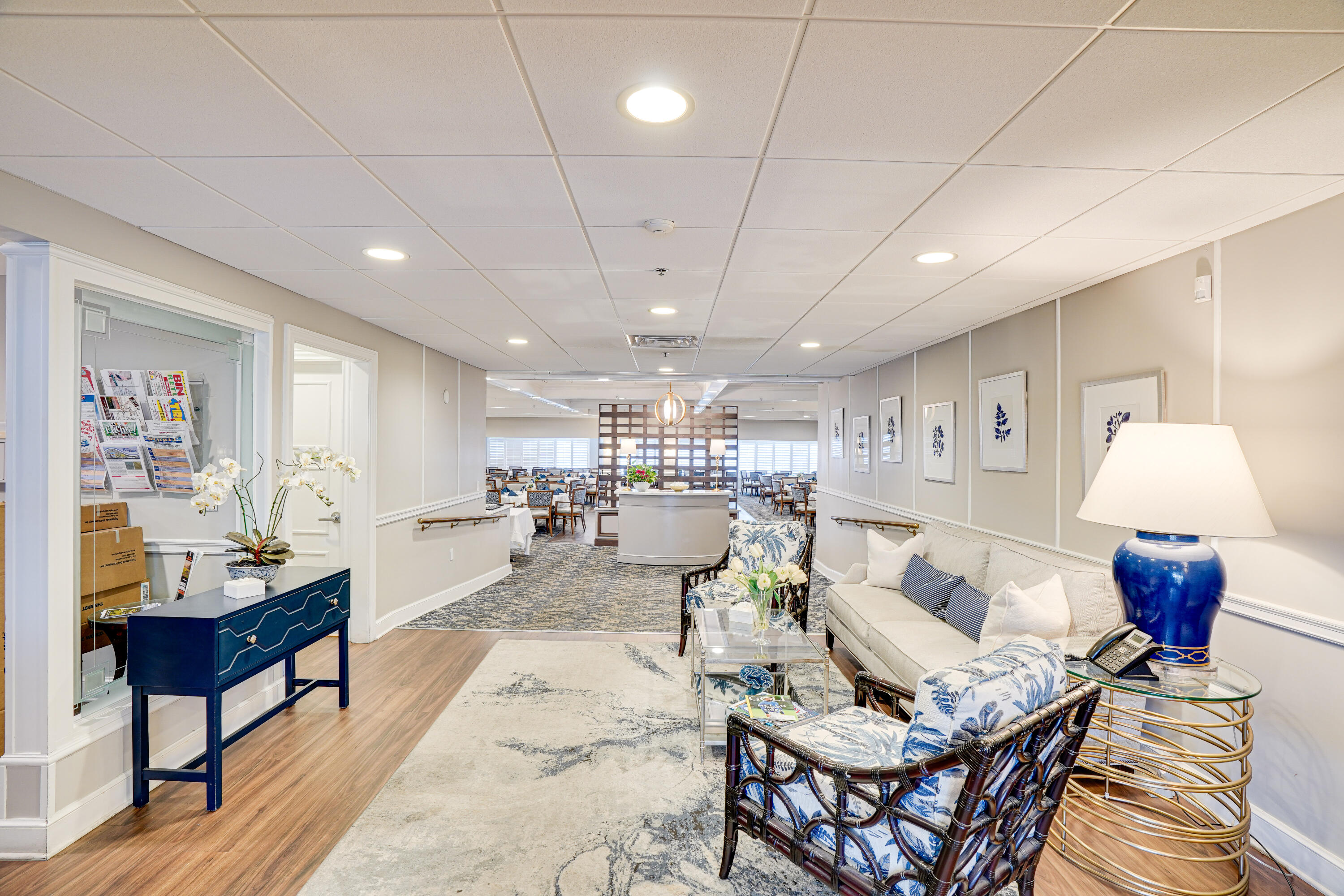 3420 Southeast Golf Trail Stuart, FL 34997 - Photo 52 of 63 a living room with furniture and a chandelier