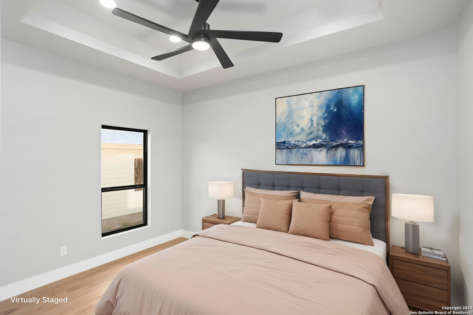 1475 Echo Meadow Lane Spring Branch, TX 78070 - Photo 21 of 25 a bedroom with bed and window with