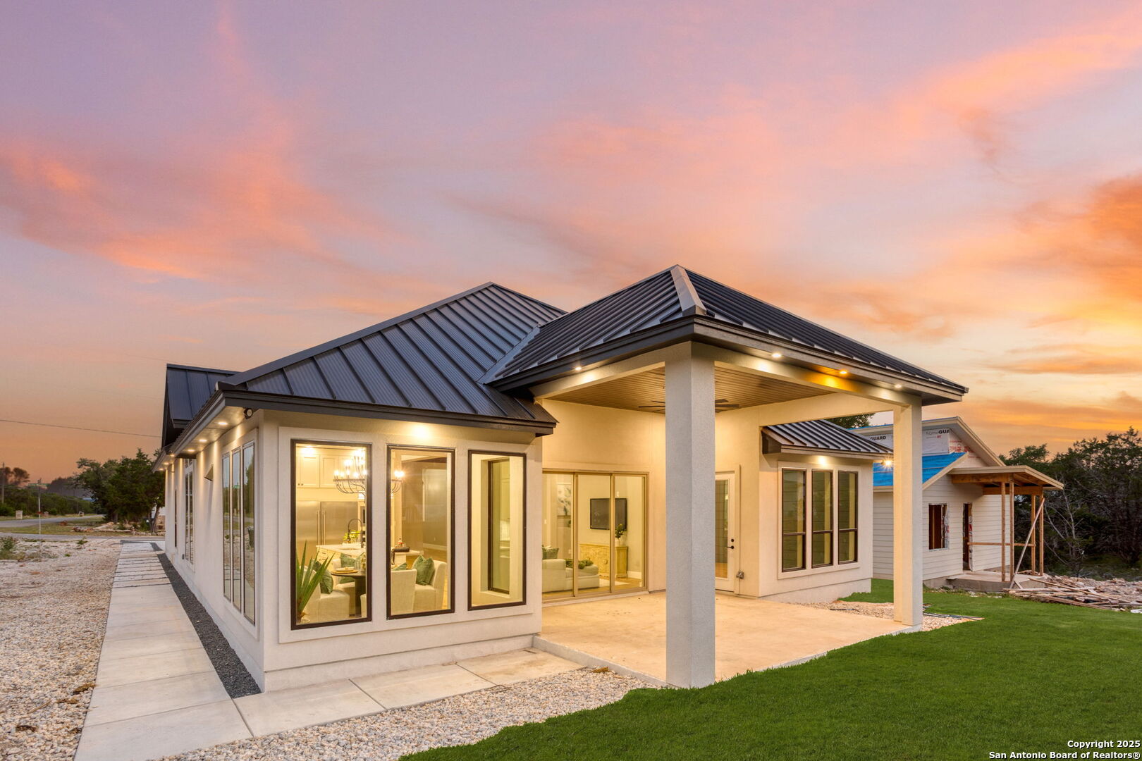 1475 Echo Meadow Lane Spring Branch, TX 78070 - Photo 23 of 25 a front view of a house with a yard