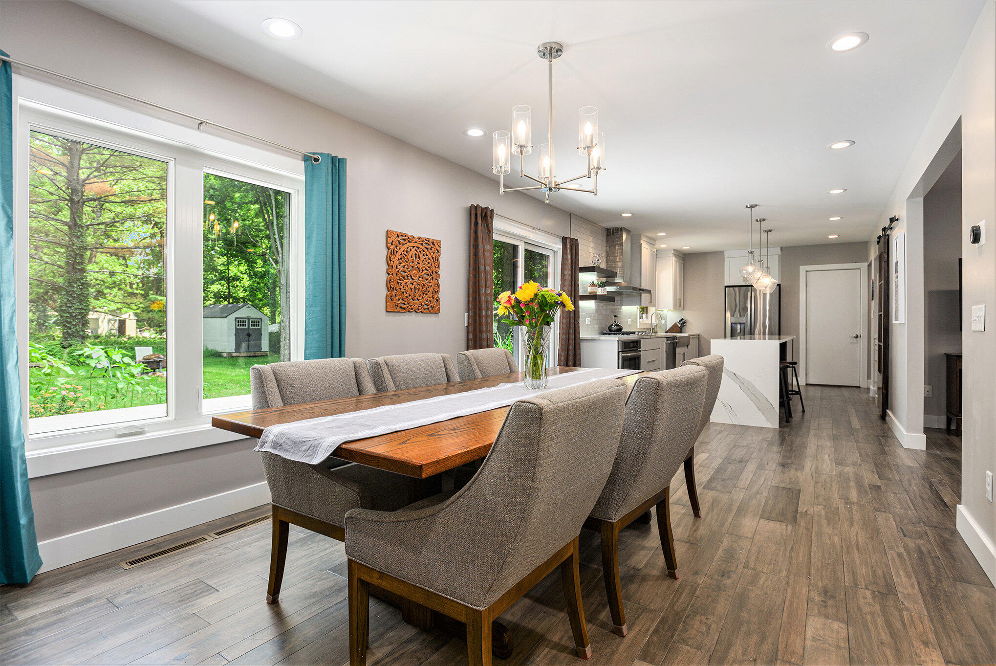3828 Grand Prairie Road Kalamazoo, MI 49006 - Photo 7 of 35 Open Concept Kitchen and Dining