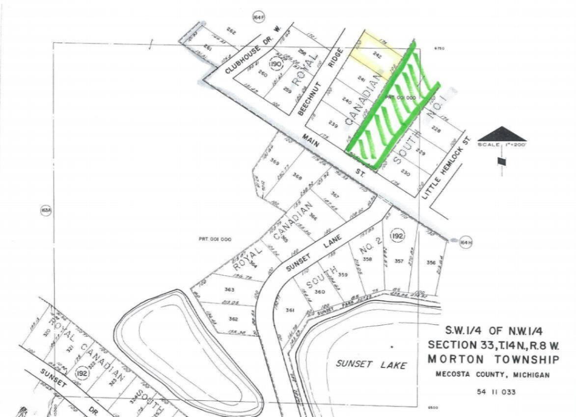 6748 Beechnut Ridge, Unit 242 Canadian Lakes, MI 49346 - Photo 6 of 8 Plat Map Pic