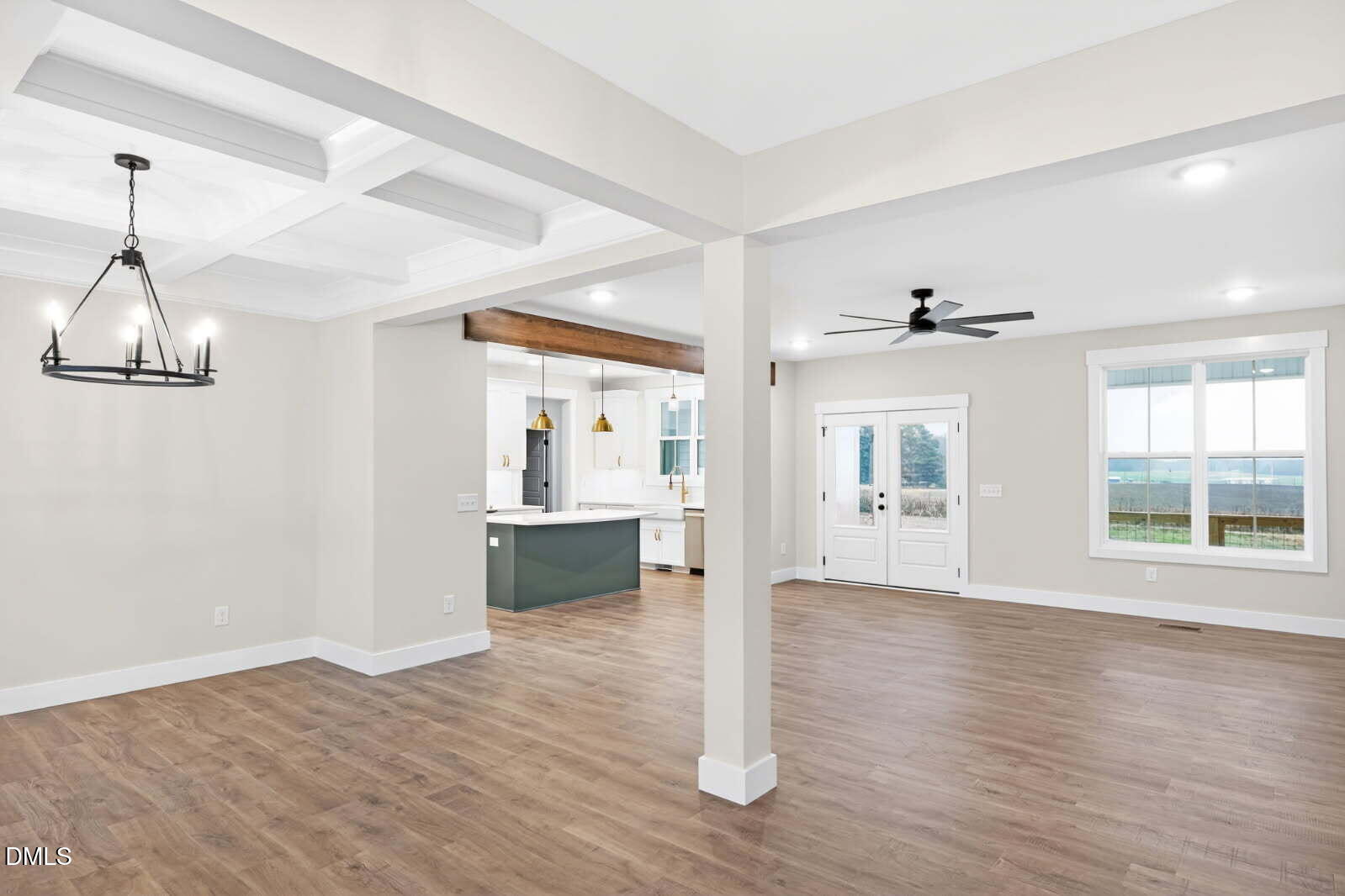 8 Trey Point Dr Spring Spring Hope, NC 27882 - Photo 6 of 31 a view of a room with wooden floor and window