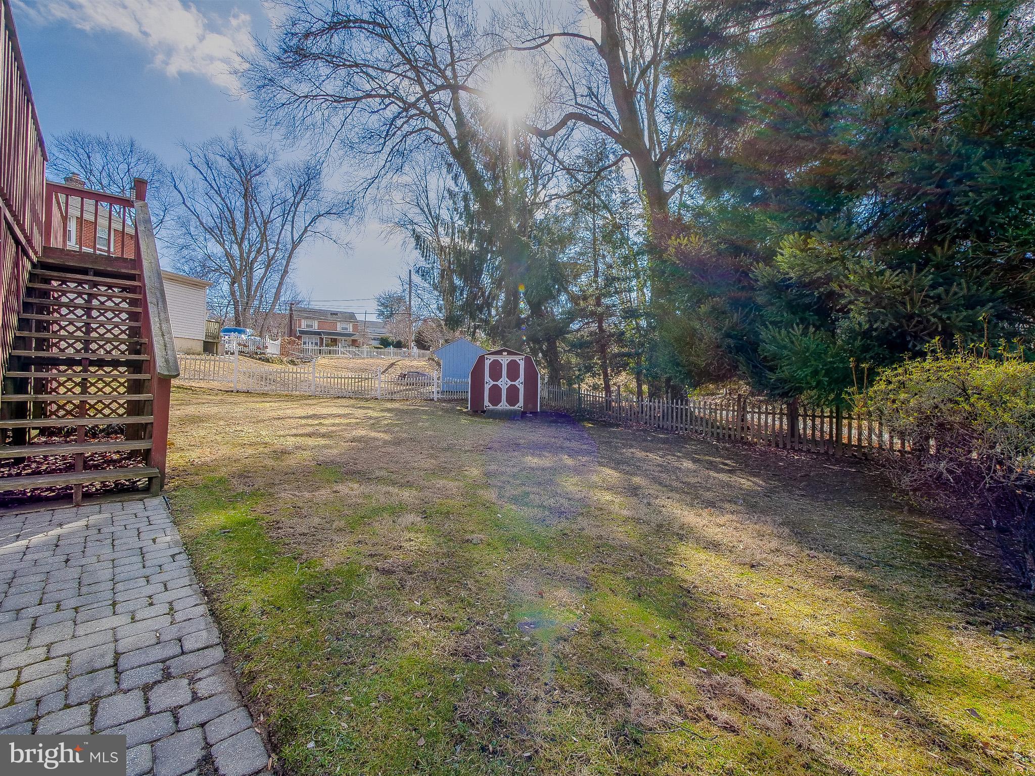 204 East Thomson Avenue Springfield, PA 19064 - Photo 49 of 58 a view of a yard with plants and trees