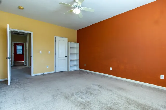 a view of an buildings with wooden stairs