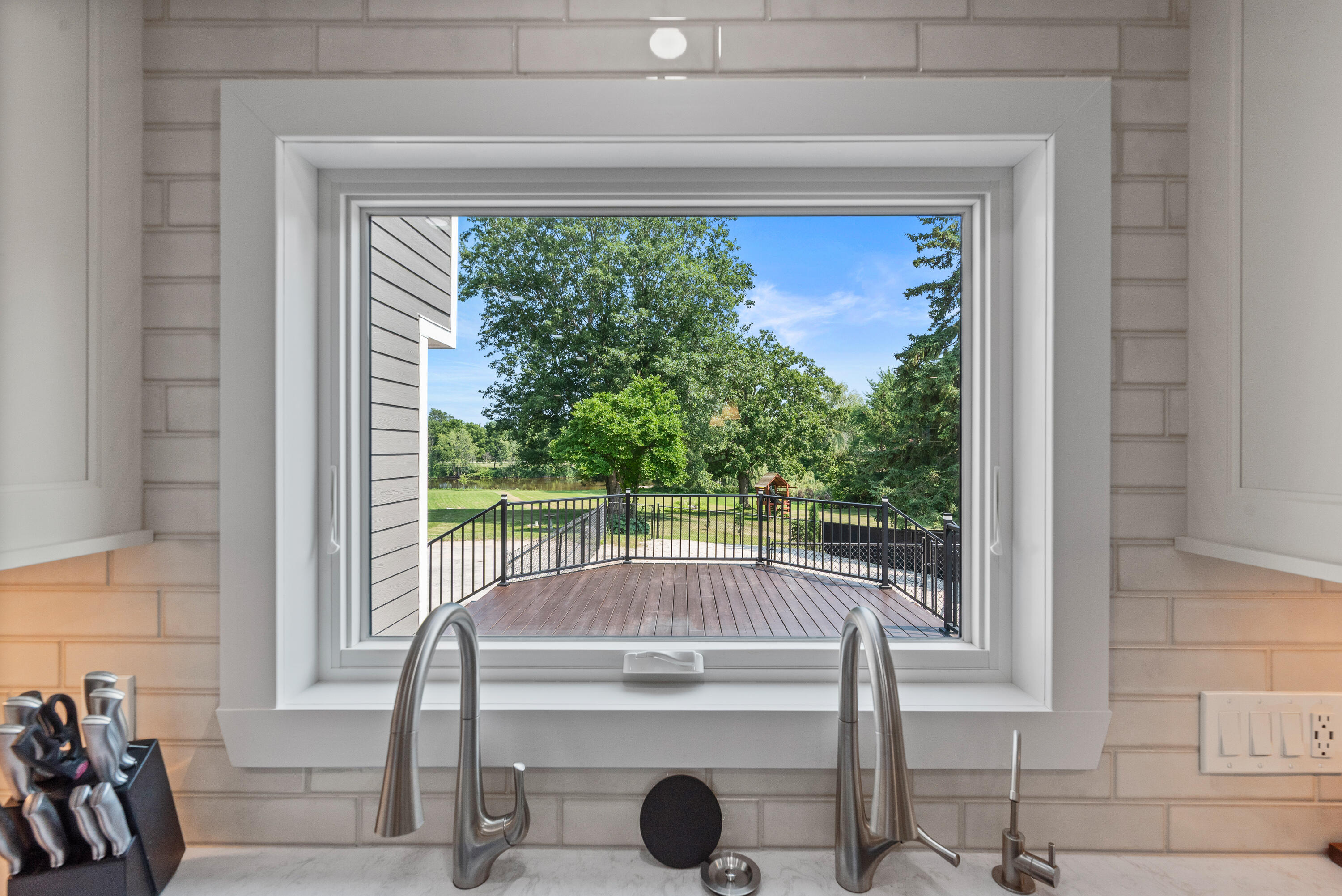 3258 County Rd O Saukville, WI 53080 - Photo 9 of 53 View from kitchen window