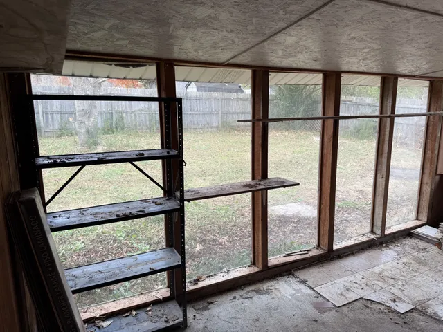 a view of outdoor with window