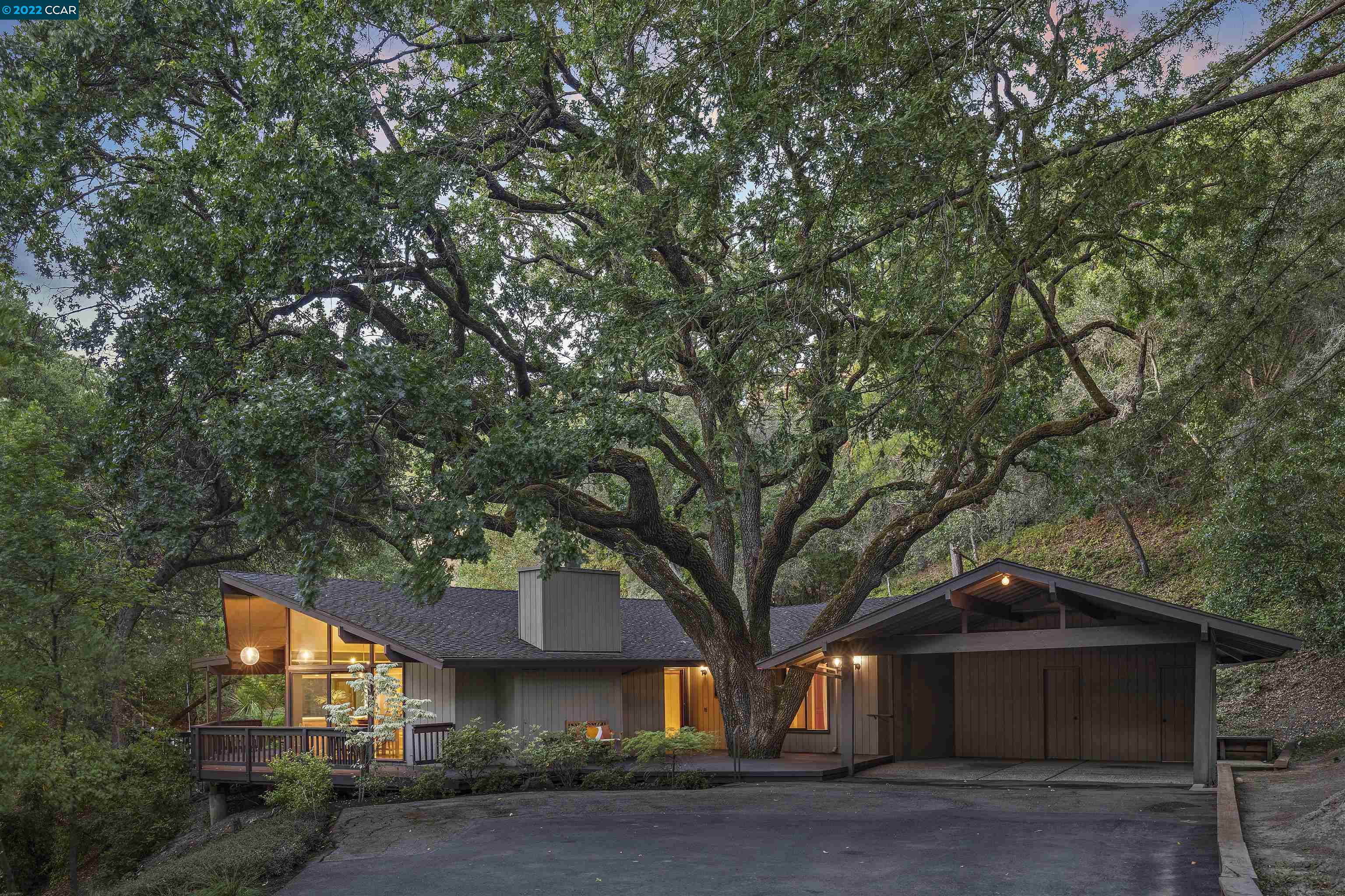 682 Old Jonas Hill Road Lafayette, CA 94549 - Photo 1 of 1 a front view of a house with yard and green space