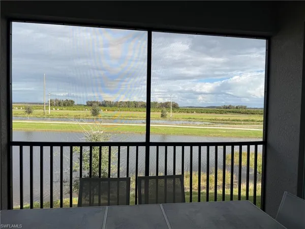 a view of city from a balcony