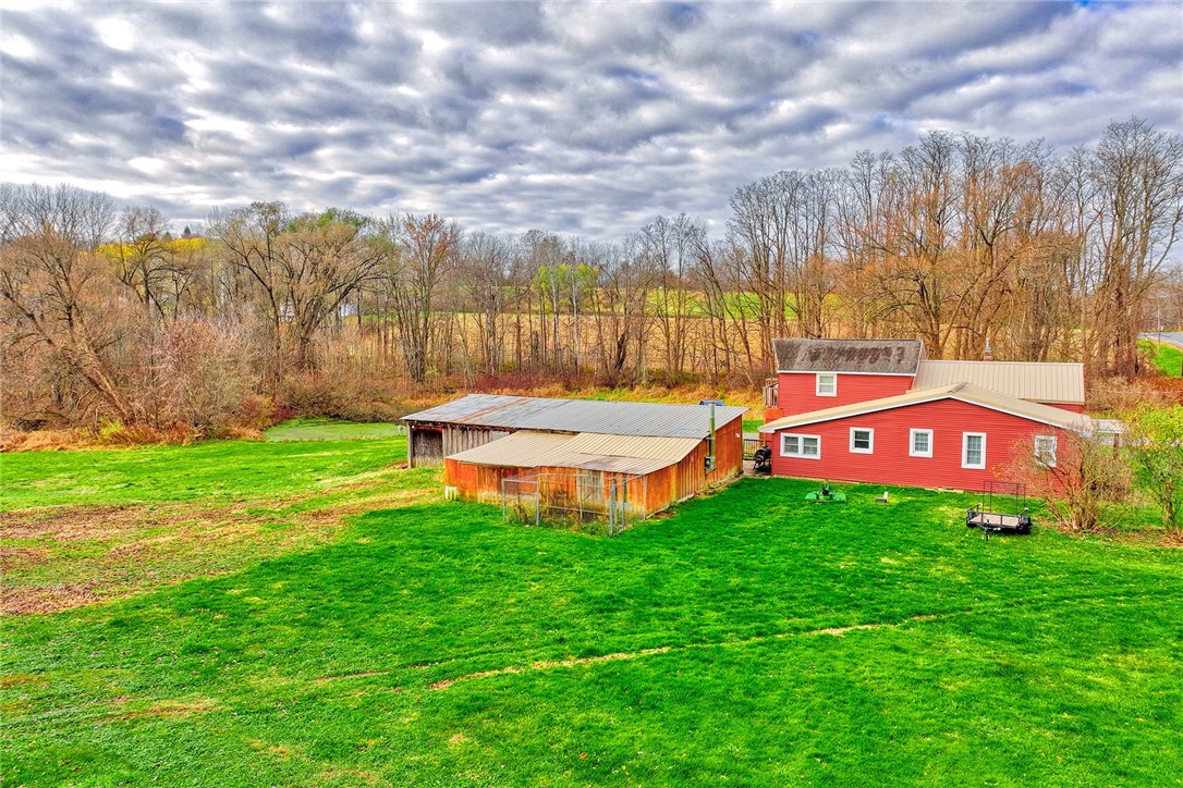 13088 Ridge Road Wolcott, NY 14590 - Photo 8 of 46 AERIAL VIEW FROM SOUTH