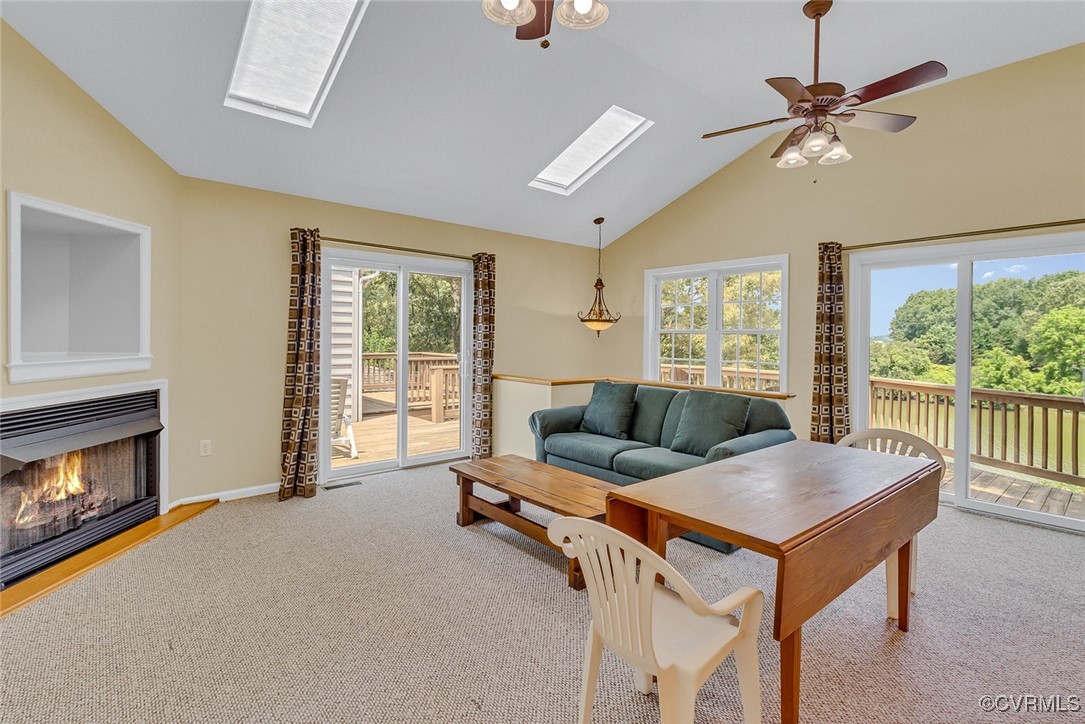 781 Coan Haven Road Lottsburg, VA 22511 - Photo 38 of 50 a living room with furniture and a fireplace