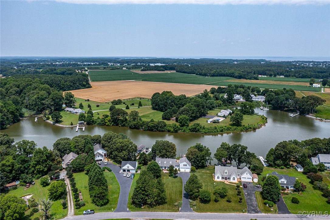 781 Coan Haven Road Lottsburg, VA 22511 - Photo 4 of 50 an aerial view of residential building and lake view