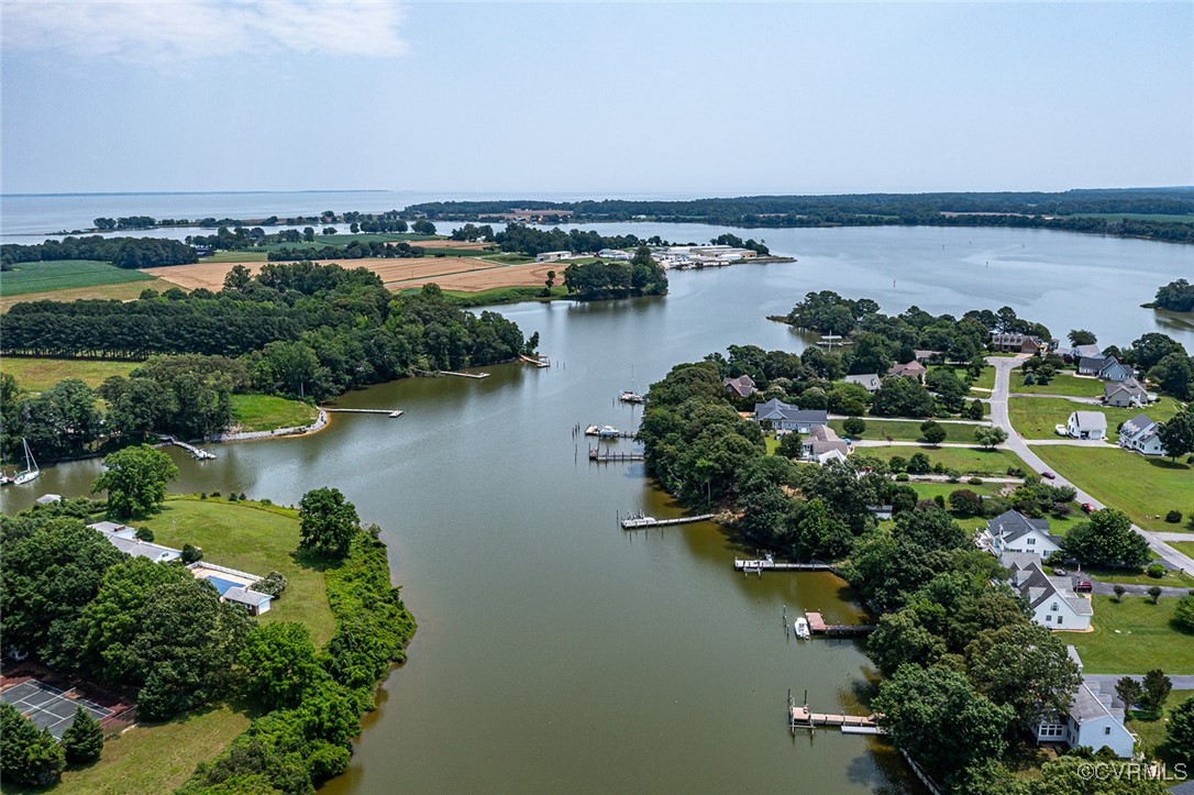 781 Coan Haven Road Lottsburg, VA 22511 - Photo 5 of 50 an aerial view of a city and lake view