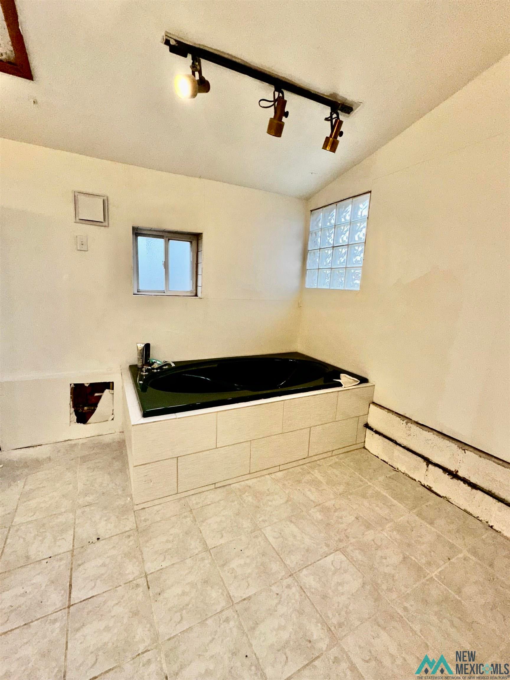 31 Bill Knight Gap Road Luna, NM 87824 - Photo 24 of 41 Bathroom featuring track lighting and a garden tub