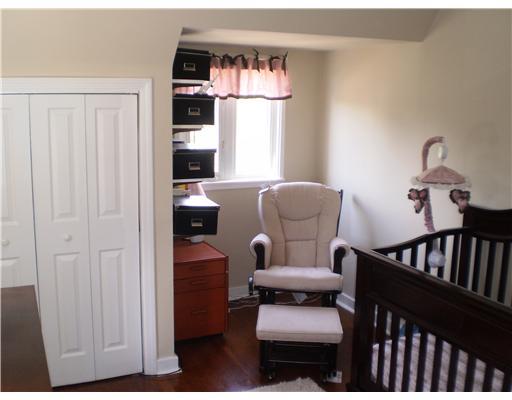 118 Leon Road Green Tree, PA 15220 - Photo 11 of 18 Bedroom. Second bedroom currently a nursery. Owner installed closet, pictured. Second closet is behind photo taker. Hardwood flooring exposed in this room.