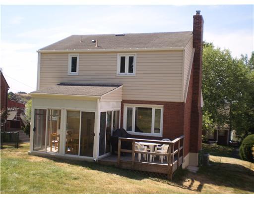118 Leon Road Green Tree, PA 15220 - Photo 17 of 18 Exterior Back. All siding was replaced with vinyl siding in 2004.