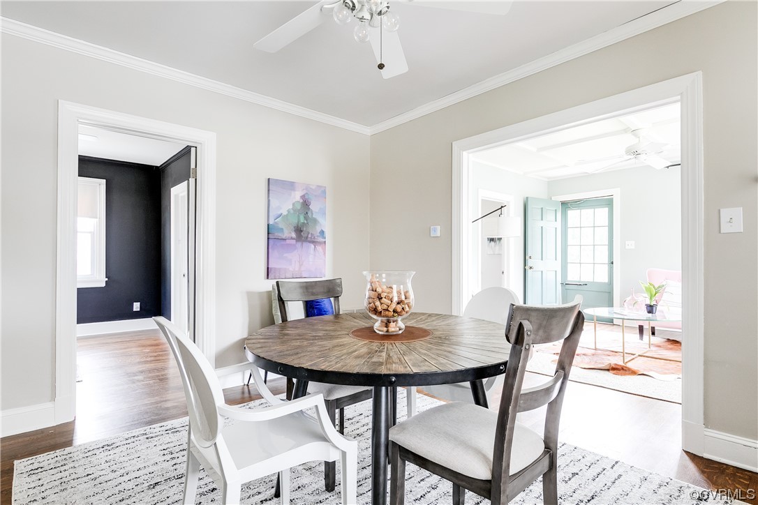 5210 Penick Road Richmond, VA 23228 - Photo 10 of 32 Dining Room between Living Rm and Kitchen