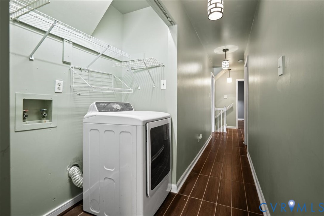 5902 Mill Spring Road Midlothian, VA 23112 - Photo 35 of 40 2nd Floor Laundry area, tile floors