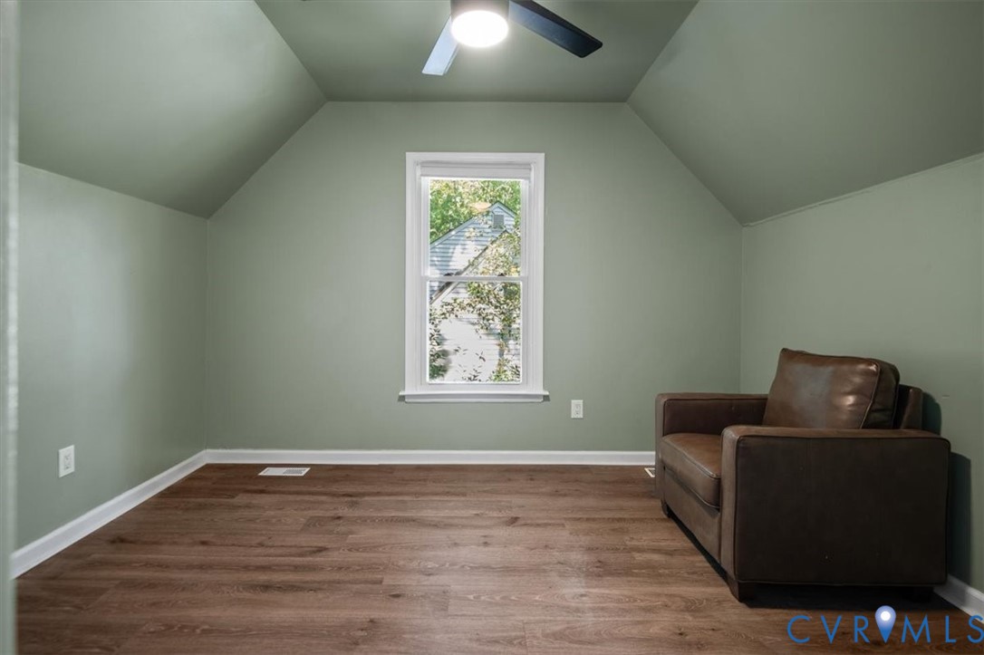 5902 Mill Spring Road Midlothian, VA 23112 - Photo 36 of 40 Bedroom featuring vaulted ceiling, and a ceiling f