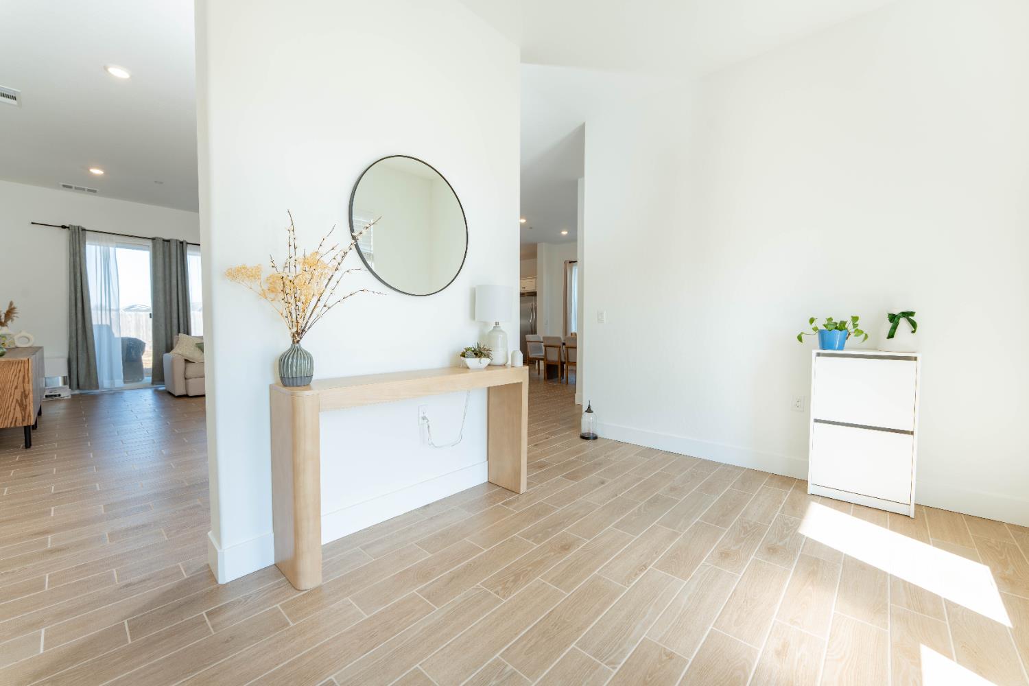 3811 North Santa Fe Street Visalia, CA 93291 - Photo 3 of 23 a view of a living room and bathroom