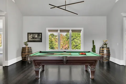 a room with furniture and window