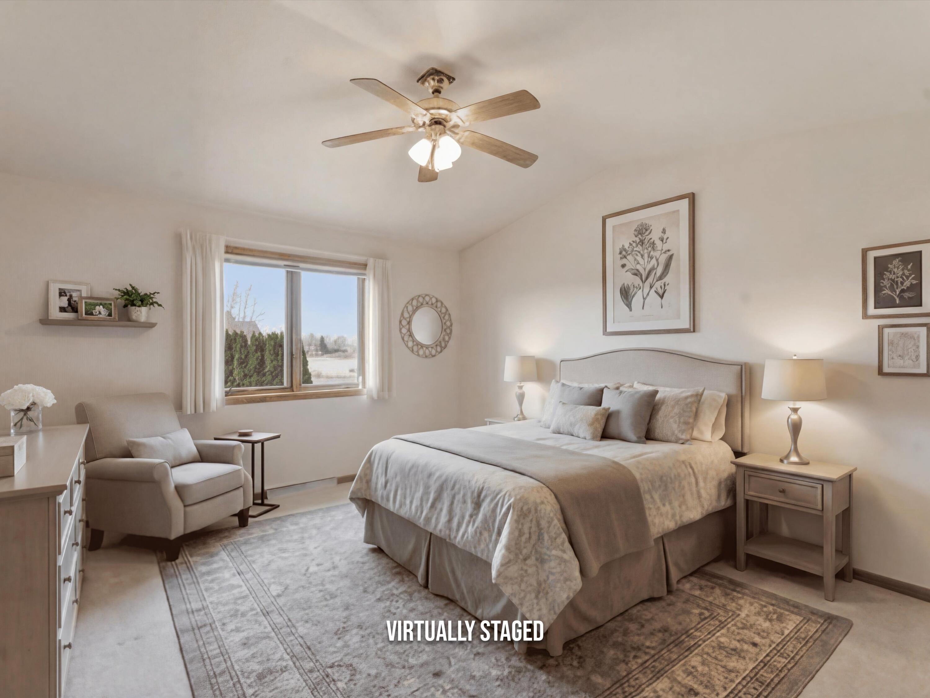 1531 Deer Brook Drive Two Rivers, WI 54241 - Photo 17 of 25 Primary Bedroom