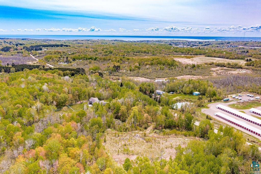39-xx Norton Road Duluth, MN 55803 - Photo 14 of 15 Bird's eye view of a forest and a nearby body of water