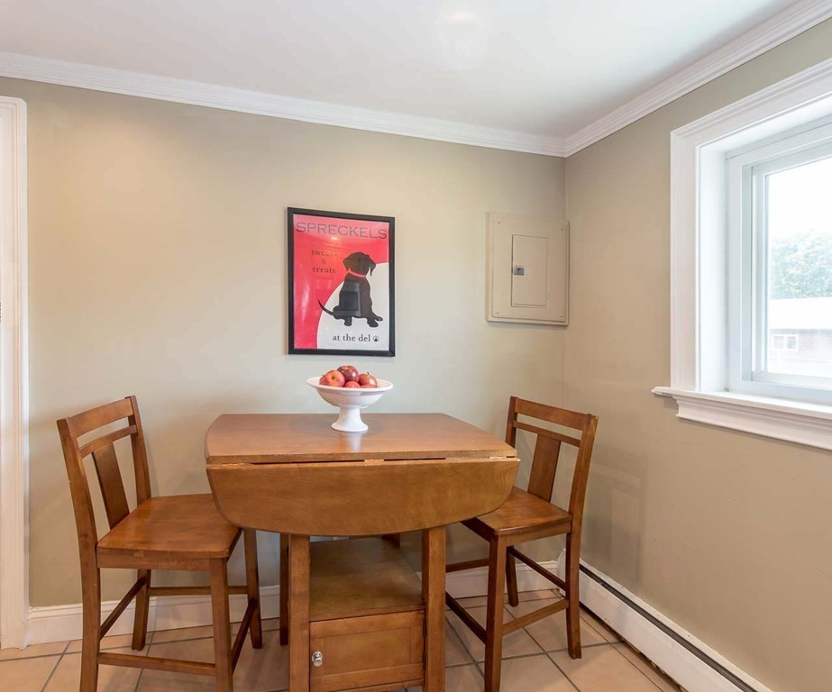 62 Bryon Road, Unit 6 Boston, MA 02467 - Photo 5 of 23 a view of a dining room with furniture and window