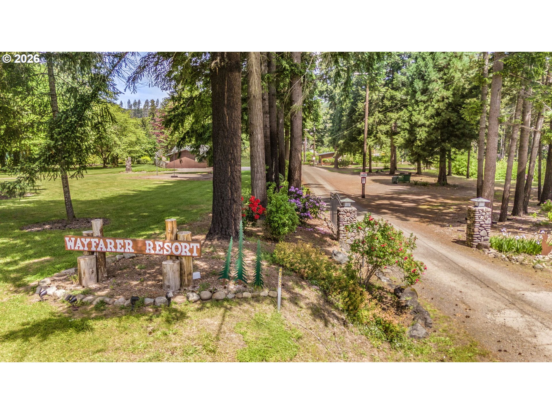 46725 Goodpasture Road Vida, OR 97488 - Photo 2 of 48 a view of a garden