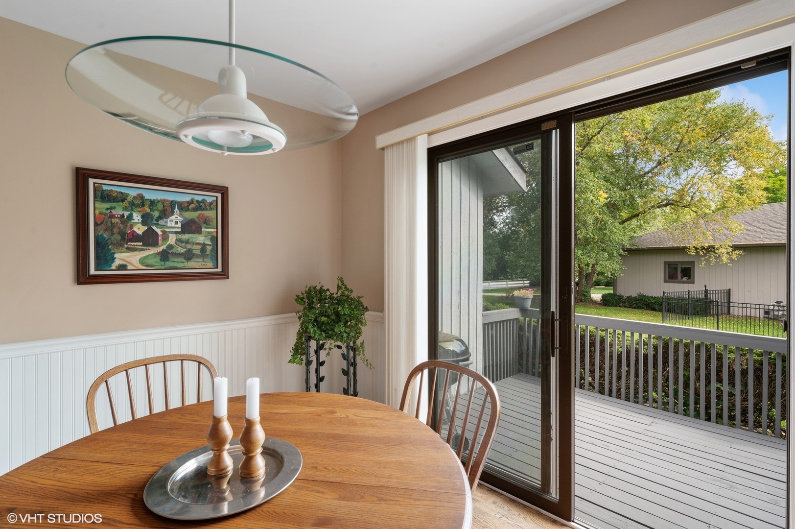 63 Overlook Drive Golf, IL 60029 - Photo 14 of 32 a view of a dining room with furniture window and wooden floor