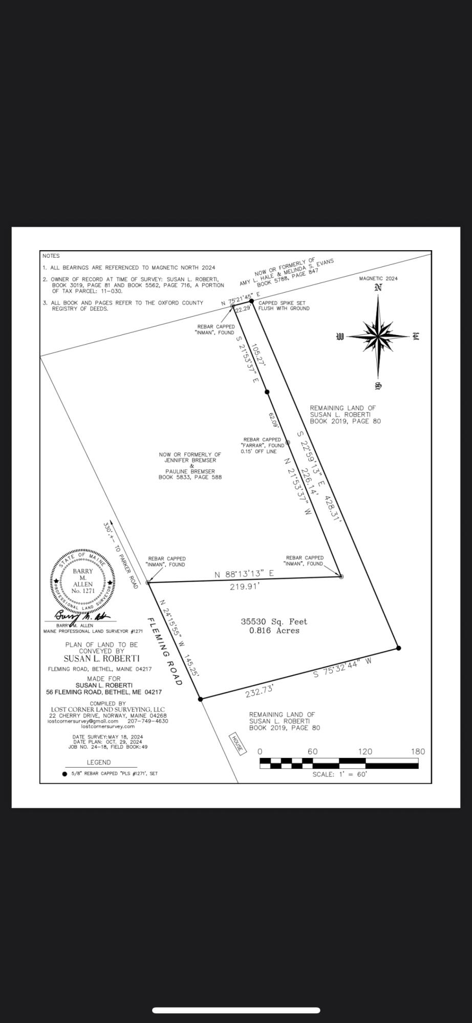 Lot 1 Fleming Road Bethel, ME 04217 - Photo 2 of 15 IMG_3505