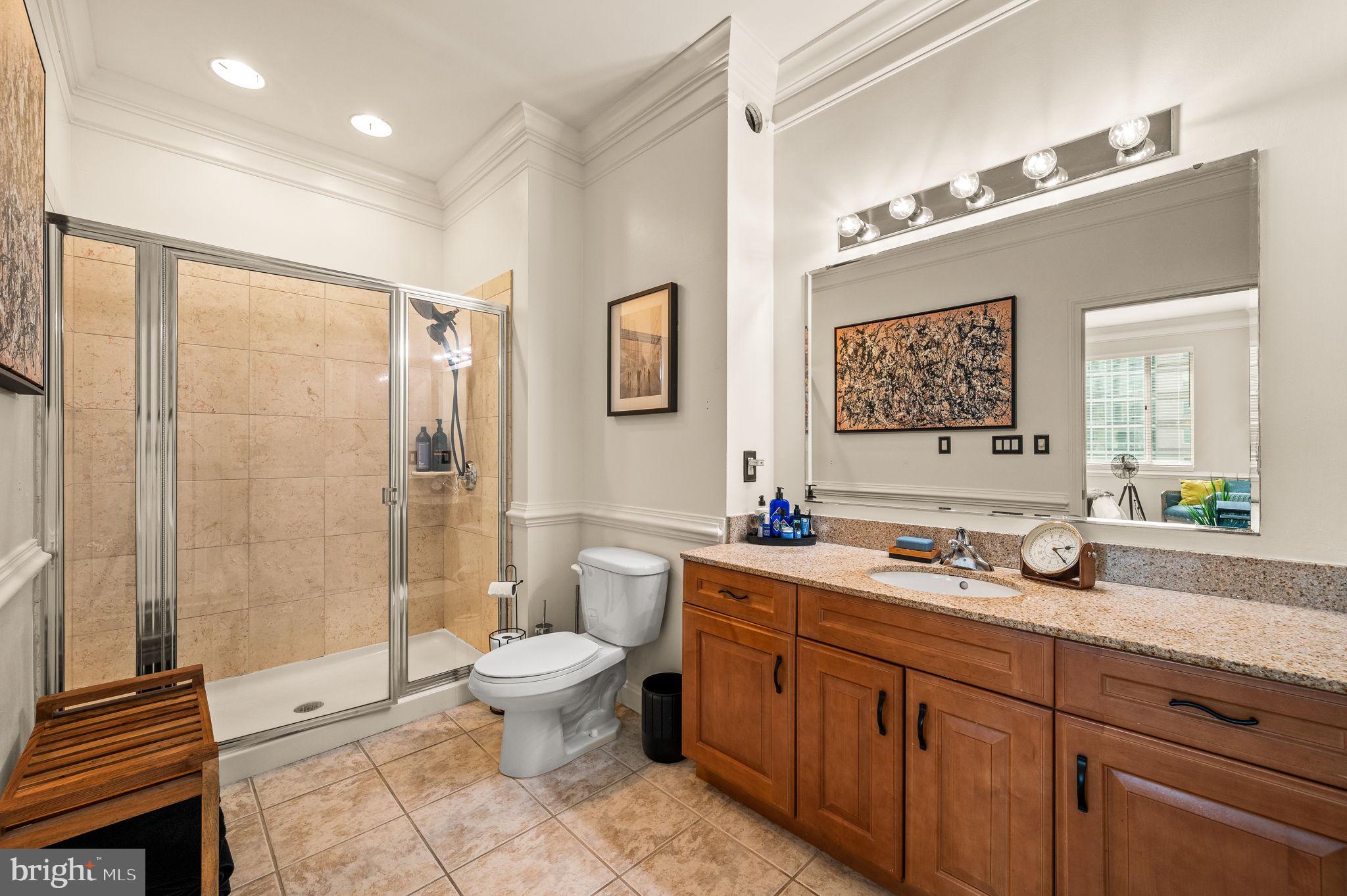 901 North Penn Street, Unit R1902 Philadelphia, PA 19123 - Photo 26 of 52 Owners Bathroom with Stall Shower