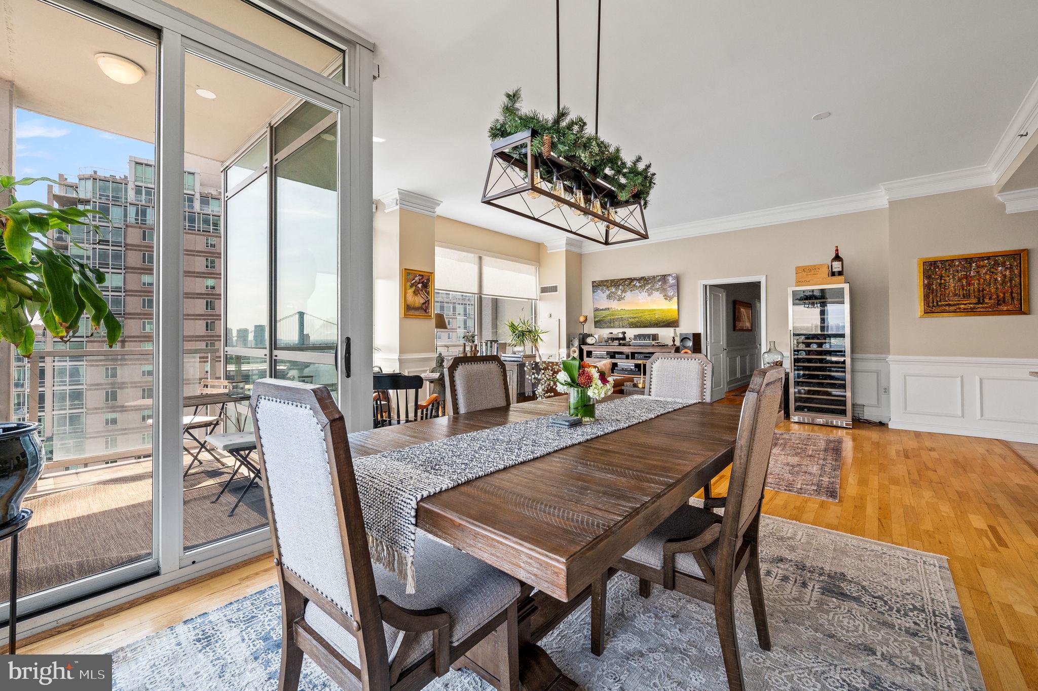 901 North Penn Street, Unit R1902 Philadelphia, PA 19123 - Photo 7 of 52 Sliding Balcony Doors off Dining Area