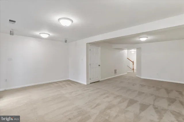 a view of an empty room