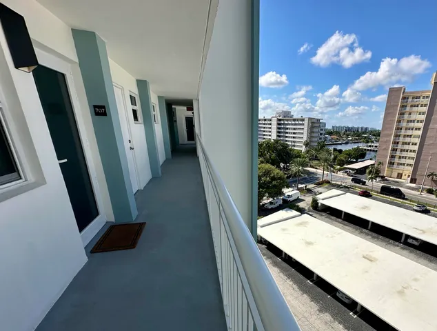a view of balcony and living room