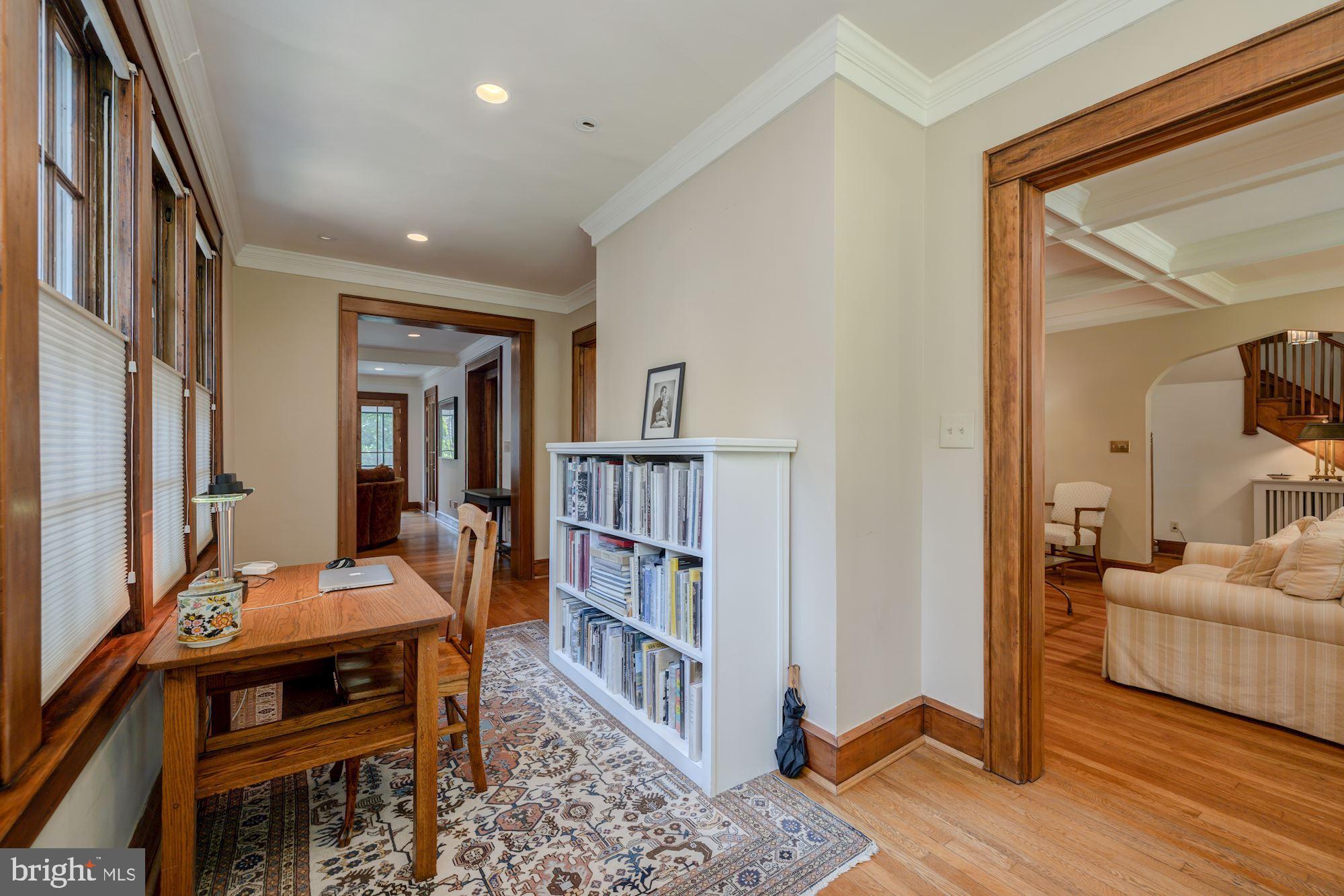 3932 Military Road Northwest Washington, DC 20015 - Photo 13 of 36 First Floor Library/Home Office