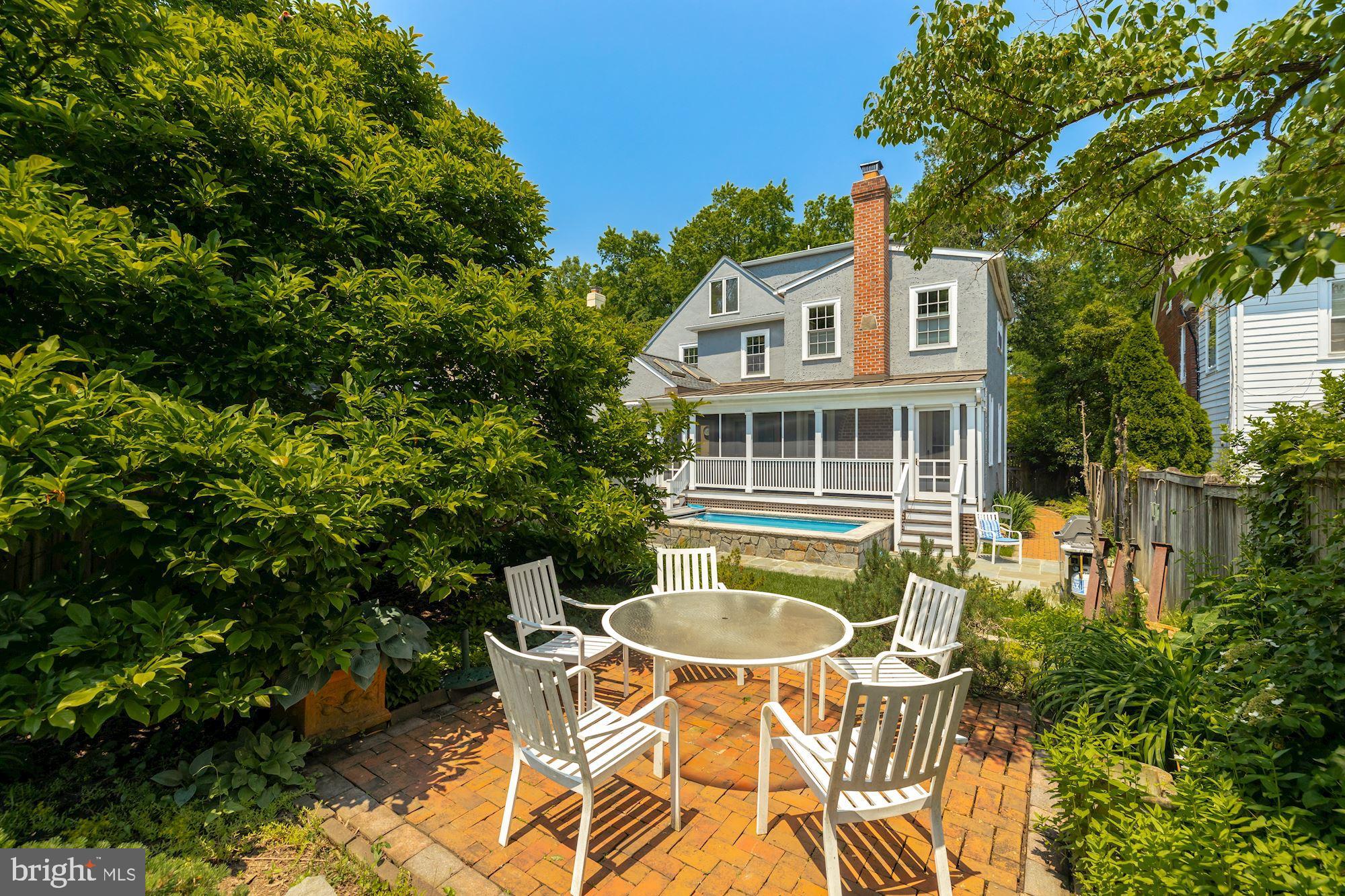 3932 Military Road Northwest Washington, DC 20015 - Photo 32 of 36 Rear Exterior with Patio
