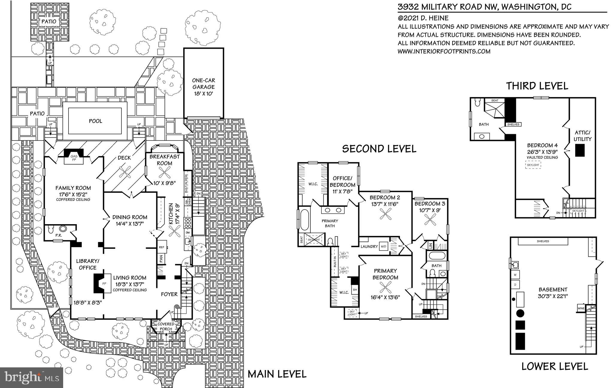 3932 Military Road Northwest Washington, DC 20015 - Photo 36 of 36 Floorplan
