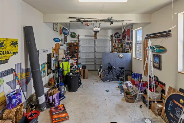 a view of a storage room with a lot of stuff