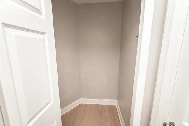 a plant is in front of a white house