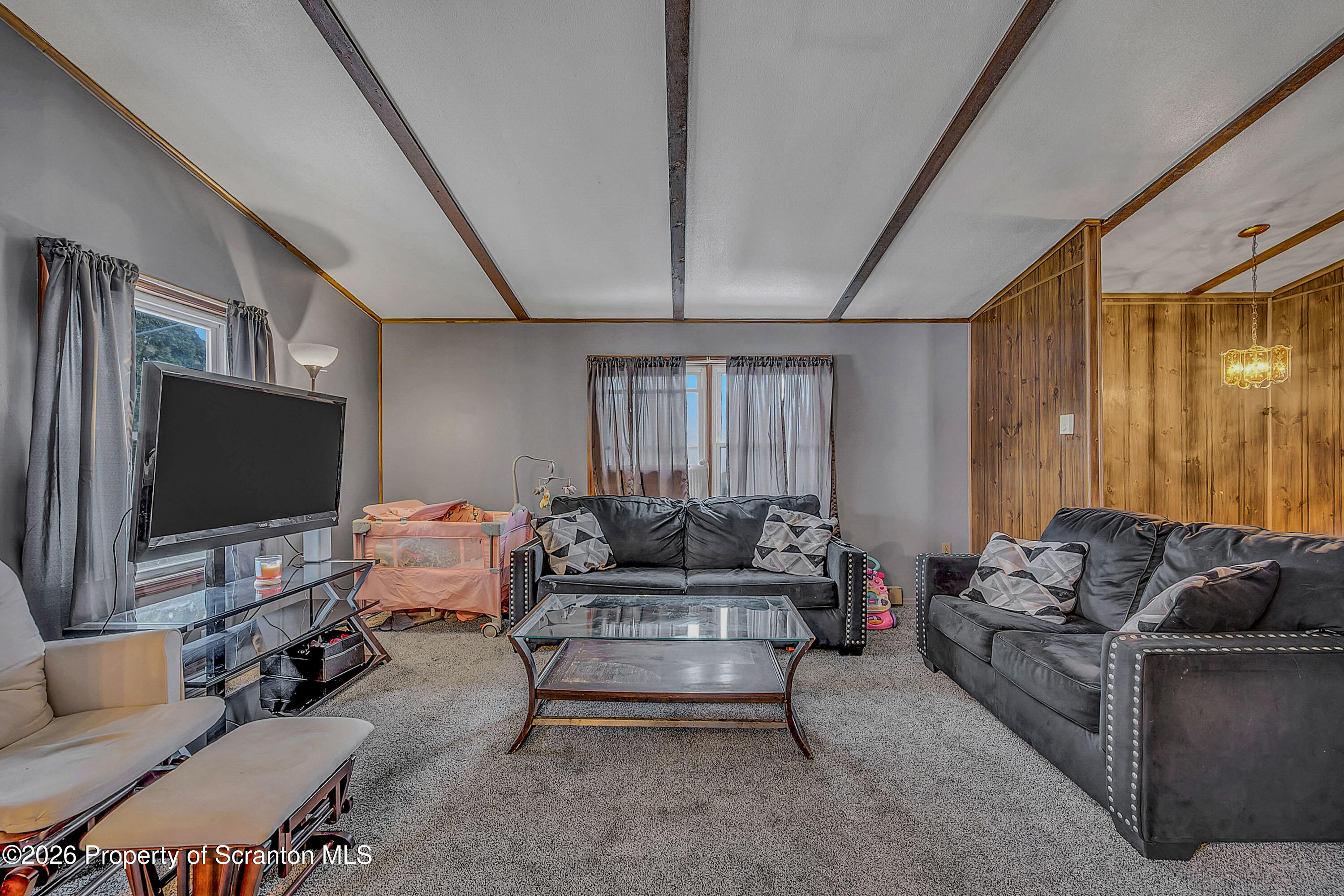 1114 Springbrook Avenue, Unit REAR Moosic, PA 18507 - Photo 19 of 32 Main Level Living Room