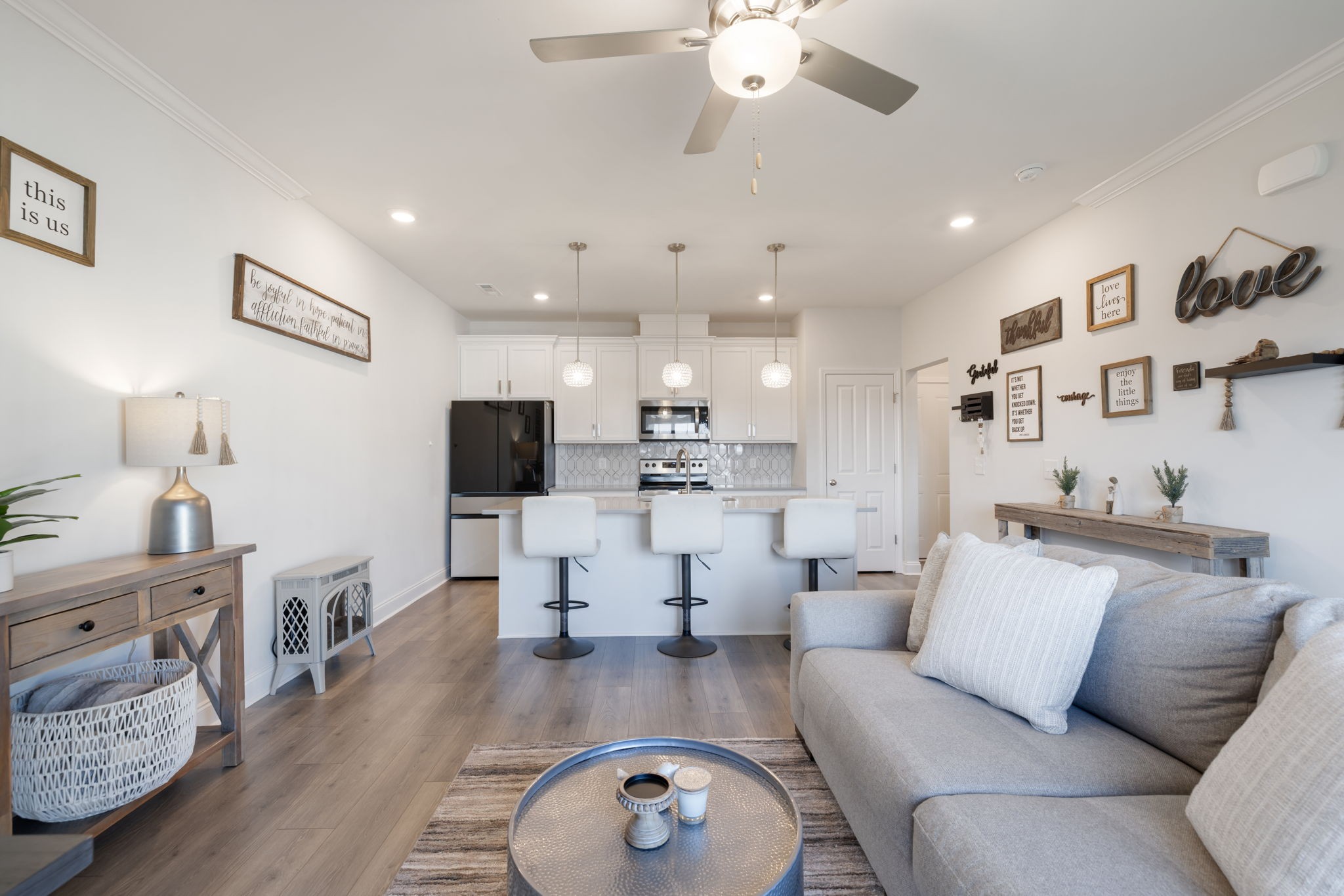 4018 Orsman Lane Antioch, TN 37013 - Photo 24 of 75 a living room with furniture and a flat screen tv