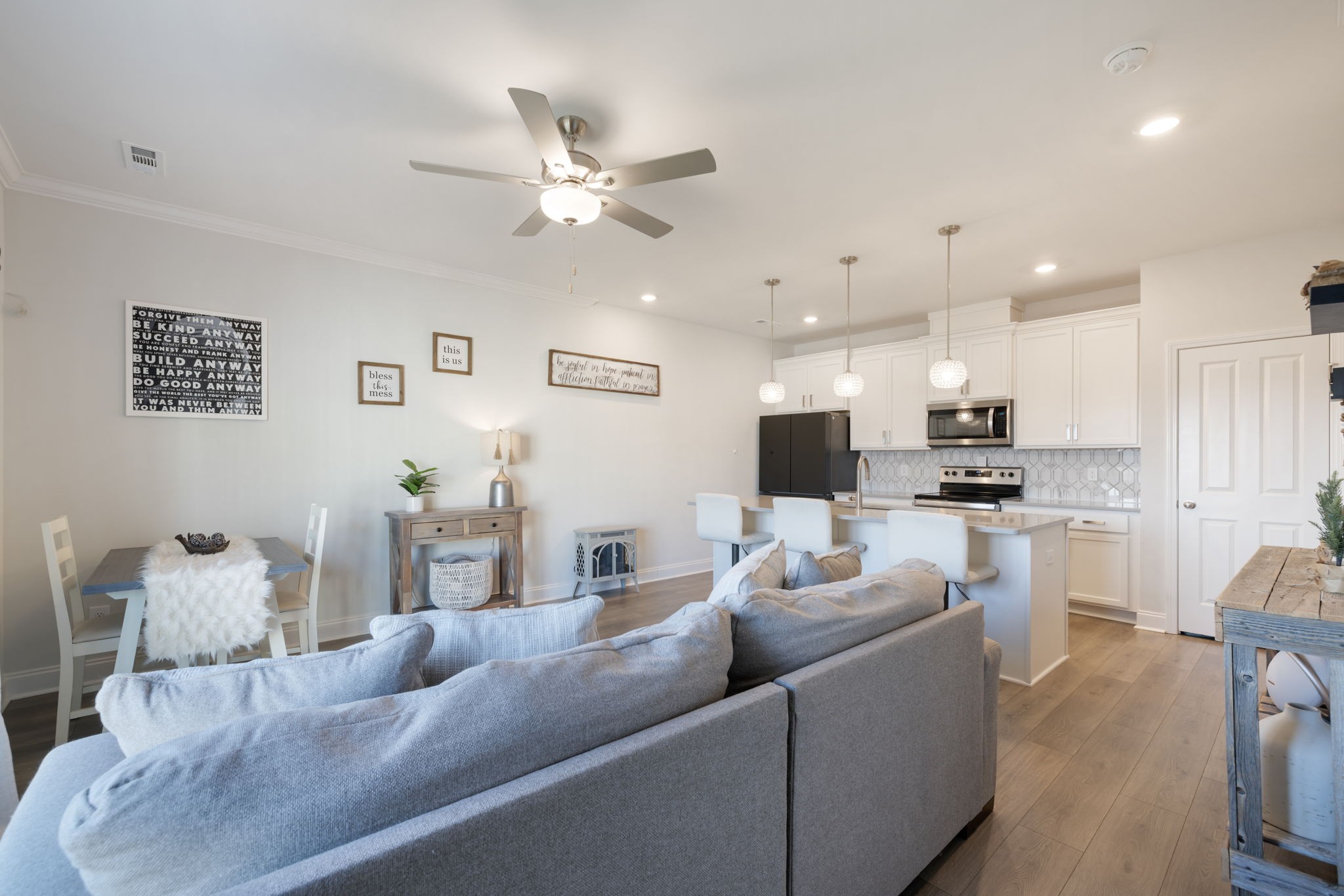 4018 Orsman Lane Antioch, TN 37013 - Photo 25 of 75 a living room with furniture and kitchen view