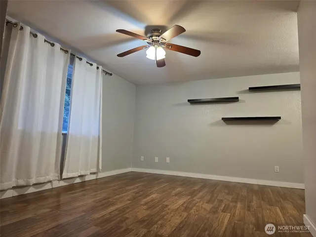 wooden floor in an empty room