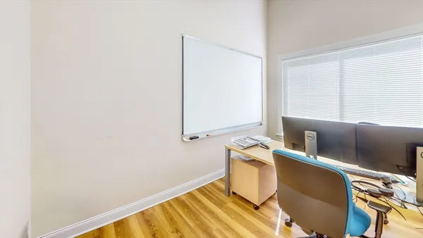 a room with a window