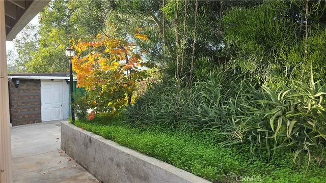 a blue sign that is on the side of a road