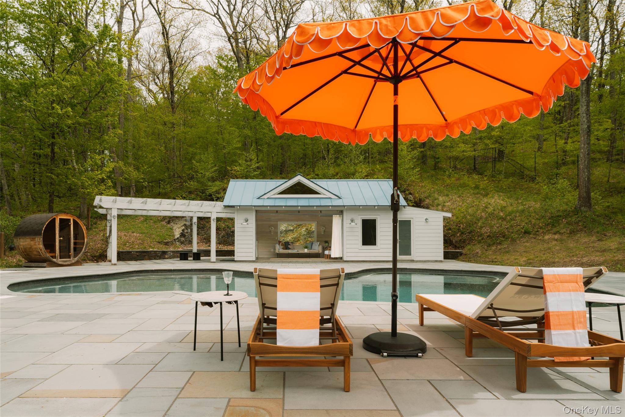 1046 Bulls Head Road Clinton Corners, NY 12514 - Photo 28 of 46 a view of a chairs and table in the patio