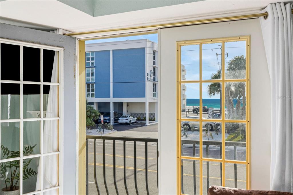 16333 Gulf Boulevard, Unit 215 Redington Beach, FL 33708 - Photo 10 of 38 a view of a balcony from door
