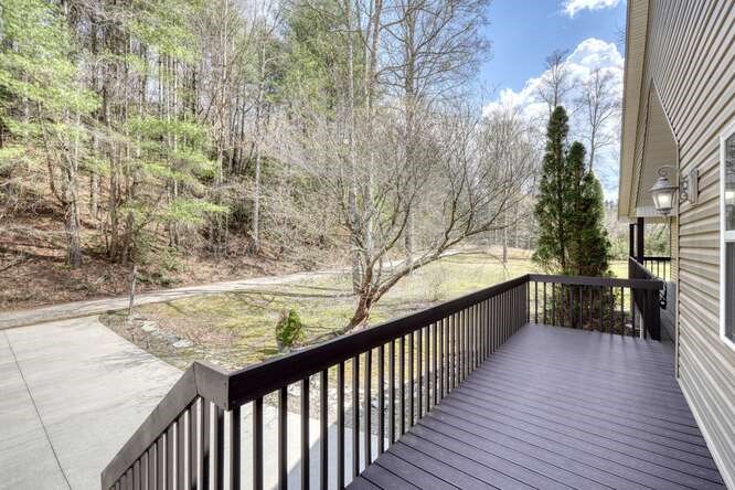 2121 Die Bend Road Murphy, NC 28906 - Photo 11 of 47 a view of balcony and wooden floor