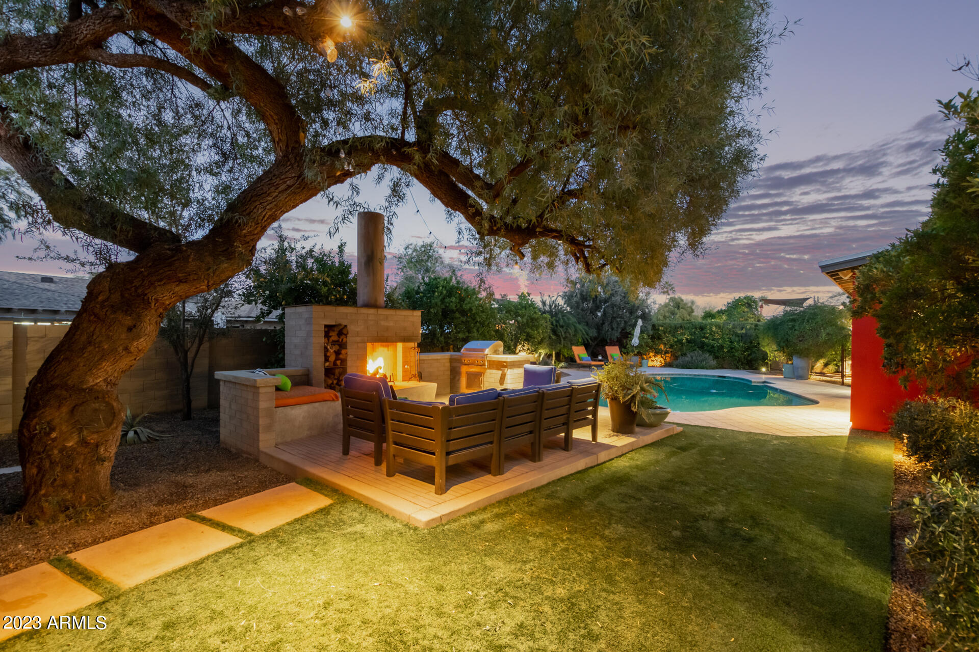 6912 East Chaparral Road Paradise Valley, AZ 85253 - Photo 32 of 40 LUSH LANDSCAPING!